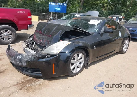 2004 Nissan 350Z Touring из США, поврежденный, VIN JN1AZ34EX4T062210